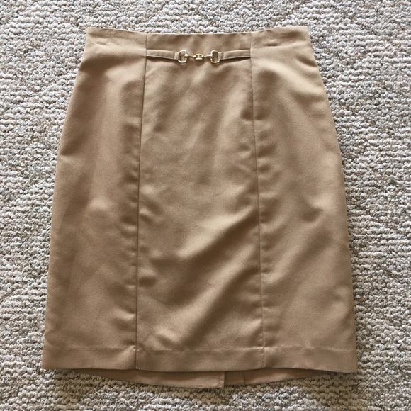 Worthington Dresses & Skirts - 5/$15 Worthington Nice Tan Skirt 10 Petite